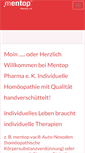 Mobile Screenshot of mentop.de